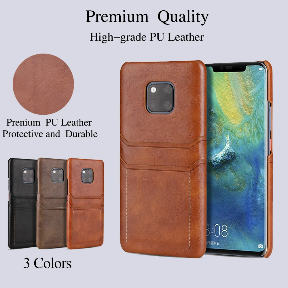 Роскошный чехол с держателем для карт Huawei Mate 30 Pro Mate20 proEtui кожаный бумажник