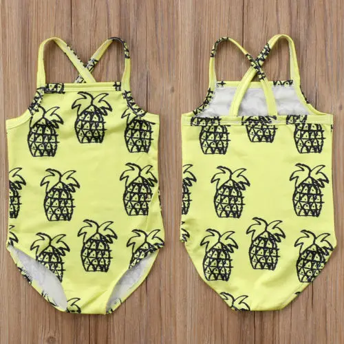 2018 Summer Baby Kids Girl One-Piece Swimming Swimsuit Swimwear Beachwear Bathing Suits 1-5T | Детская одежда и обувь