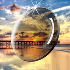 2 шт. единое видение фотохромные Асферические оптические CR-39 близорукости дальнозоркости жесткий с защитой от УФ защитные очки