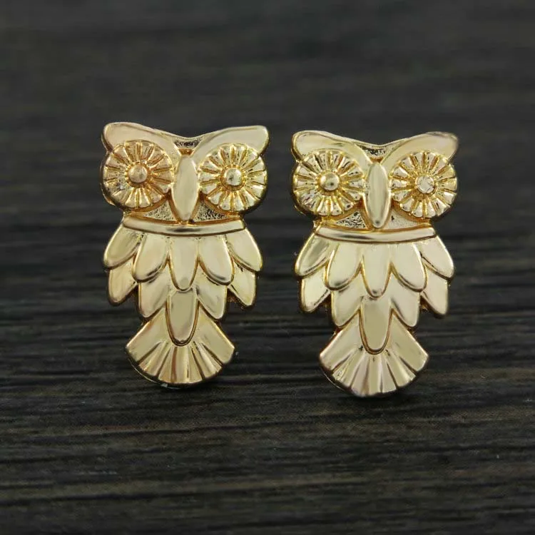 New Style Fashion Small Owl Stud Earrings for Women Cute Animal boucle d'oreille femme 2018 brincos aretes | Украшения и