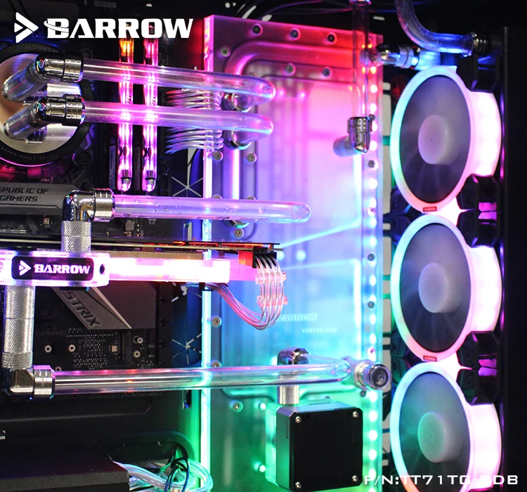 

Barrow TT71TG-SDB, Waterway Boards For TT View 71 TG RGB case,for Intel CPU Water Block & Single / Dual GPU Buildings