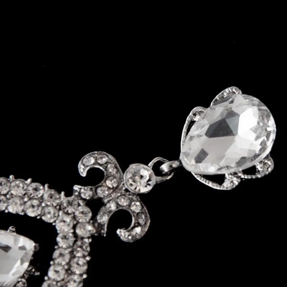 FINEJO женские броши Хрустальная корона со стразами большой цветок свадебная брошь