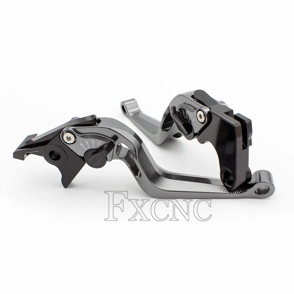 grey-150mm Для Yamaha XVS 650/1100 Drag Star 1997-2004 CNC 3 DSnake алюминиевые аксессуары для мотоциклов Регулируемые тормозные рычаги сцепления - Цвет: grey-150mm