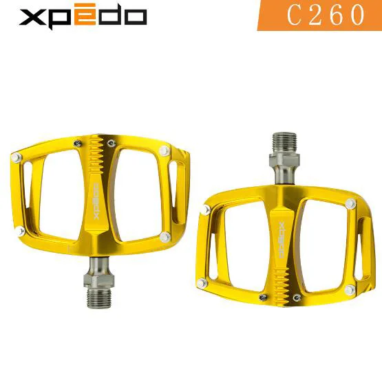 Wellgo xpedo C260 MTB дорожный подшипник герметичная алюминиевая платформа Педали 195 г/пара педали с титановым шпинделем