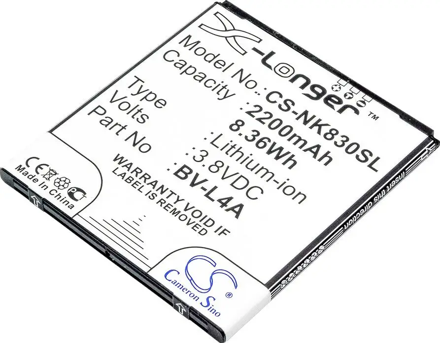 

Cameron Sino 2200mah battery for MICROSOFT Lumia 540 Dual SIM Lumia 830 RM-983 RM-984 RM-985 for NOKIA RM-1141 Tesla BV-L4A