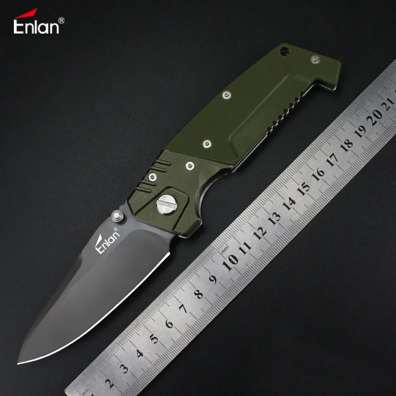 Складной нож Enlan EW075 8Cr13Mov клинок рукоятка G10 карманный резец для кемпинга и