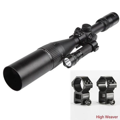 High Weaver MARCOOL ALT 6-24X50 AOIR IR Iluminator Китай страйкбол воздушные пистолеты охотничий прицел оптический прицел для ружья - Цвет: High Weaver