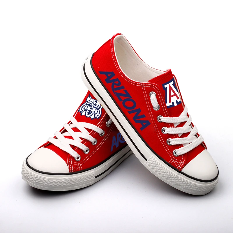 Настроить футбол вентиляторы студент Низкий Топ Повседневная парусиновая обувь