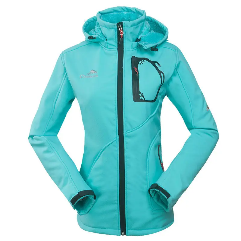 Winter Jacket Snowboard Women Softshell and Fleece Warm Outdoor Sport Outerwear Waterproof Outfit Lady skiing Coat Jackets | Спорт и
