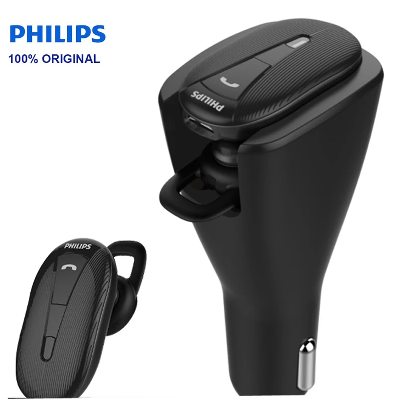 Беспроводные автомобильные Bluetooth наушники Philips SHB1801P/93 гарнитура громкой связи