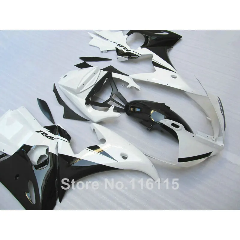 Высококачественный комплект обтекателей из АБС пластика для YAMAHA R6 2003 2004 2005 белый