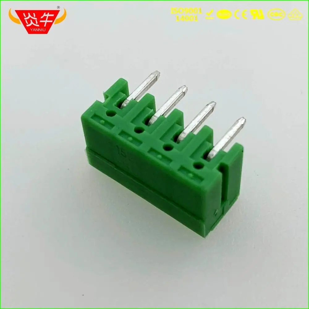 KF2EDGR-3.81-4P MALE 15 EDGRC 3 81 мм 4PIN PCB прямоугольный разъем подключаемый вставной TEMINAL блок