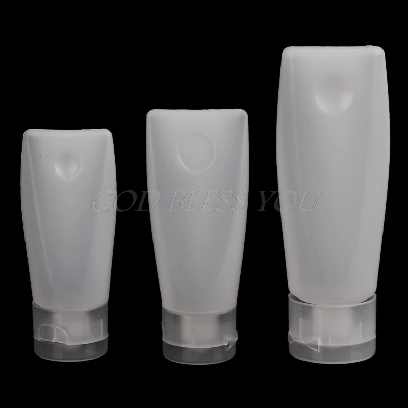 Пустые пластиковые портативные тубы сжимаемая косметическая бутылка для крема