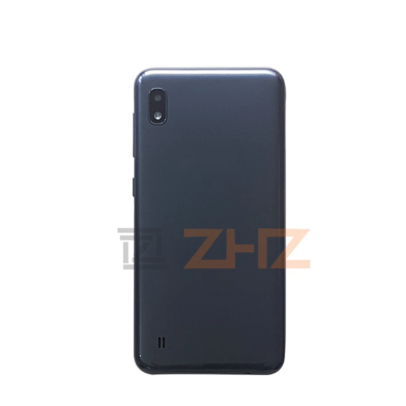 Для SAMSUNG Galaxy A10 A105 Задняя крышка батареи задняя крышка стекло Корпус чехол Замена для SAMSUNG A10 крышка батареи