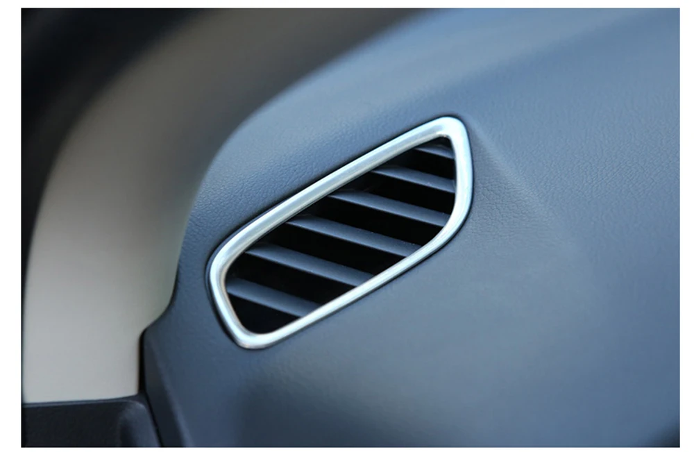 Для Mitsubishi Outlander 2013 автомобиля из нержавеющей стали отделка распределительная коробка специальный модифицированный приборной панели декоративная рамка 2 шт. в комплекте