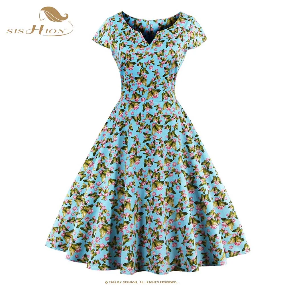 Женское летнее платье в горошек с цветочным принтом|vintage dress|autumn dressfloral print |