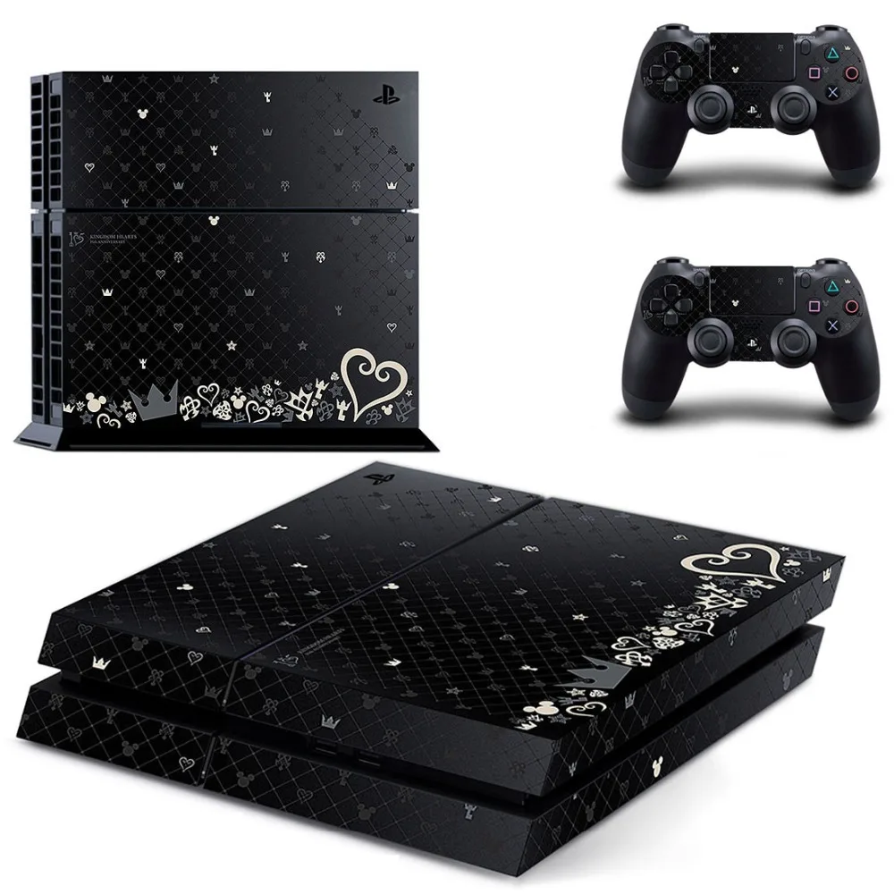 Игра Королевство наклейка в виде сердца PS4 кожи наклейка для sony playstation 4 консоли и контроллеры PS4 скины наклейки s винил