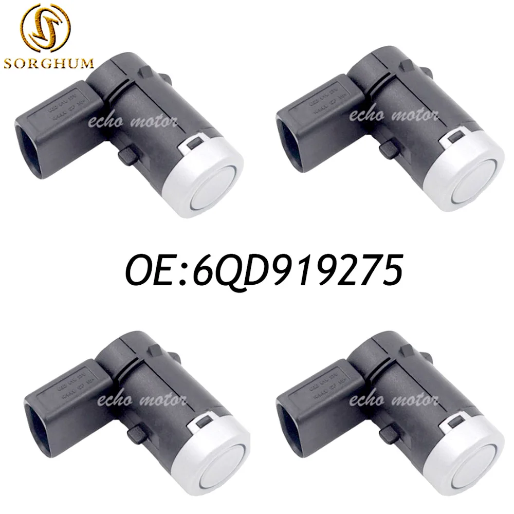 

New 4pcs 6QD919275 PDC Parking Sensor For VW Passat Polo Touran Fabia