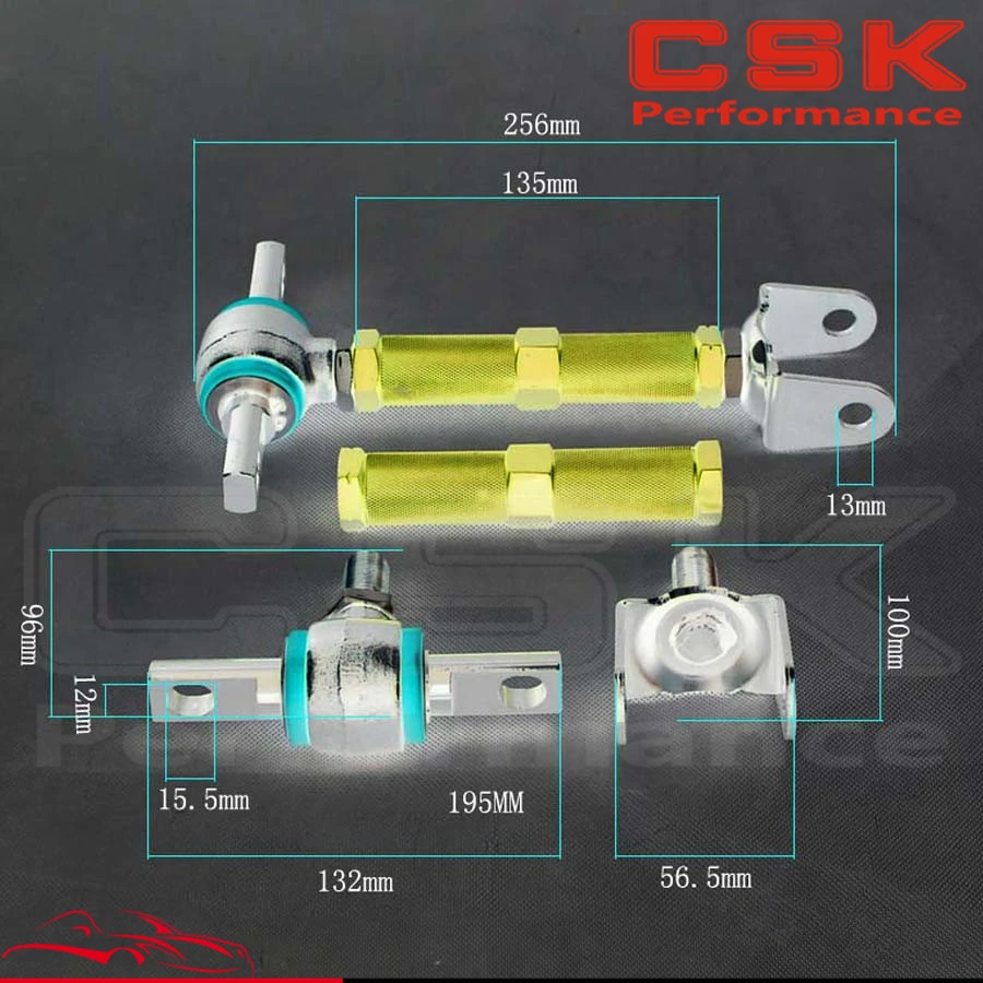 2 шт. комплект рычага управления задней развязкой 01 05 Civ ic EM EP3/02 06 Acu ra RSX DC5 GOLD|rsx dc5| |