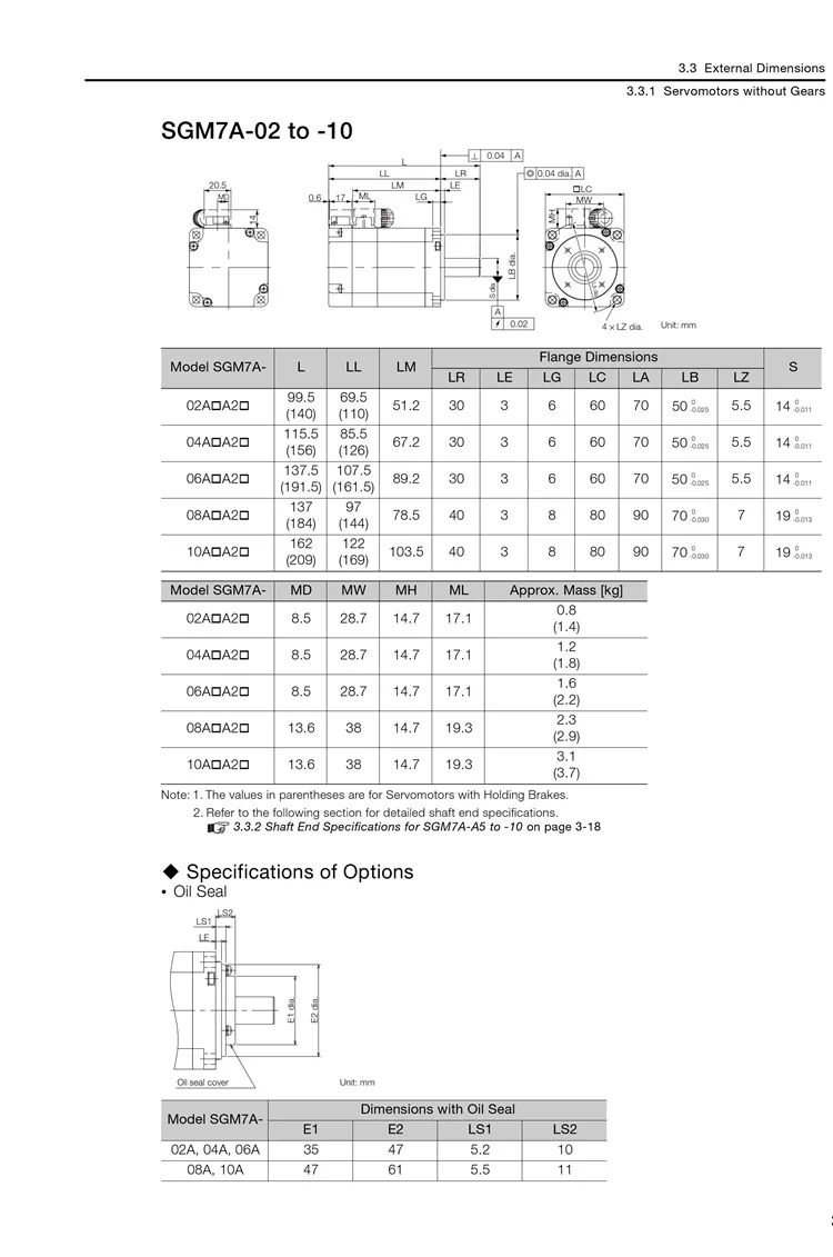 SGM7A-30AFA61+ SGD7S-200A00A 3kw сервопривод yaskawa двигатель и драйвер