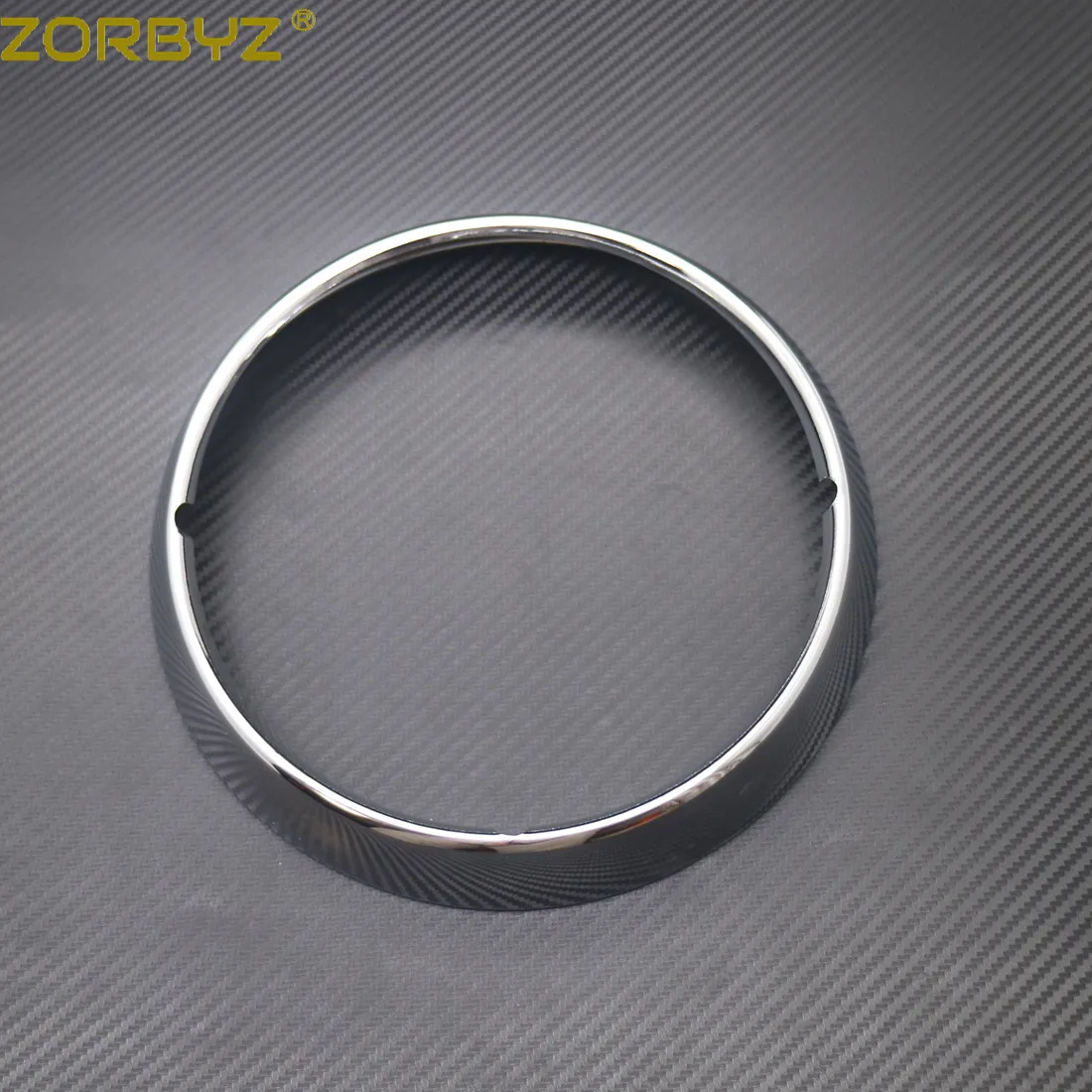 ZORBYZ мотоцикл хром " отделка для передней фары кольцо Крышка для Harley-Davidson FLHT FLHR Touring Road King