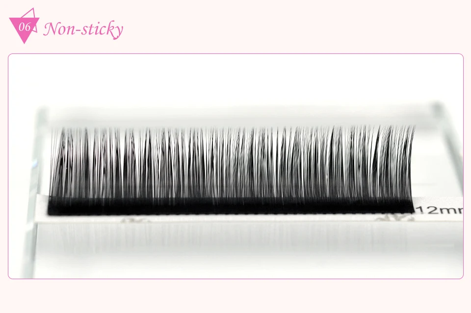 Lashonly 12 рядов искусственной норки отдельных наращивания ресниц Maquiagem Cilios для профессионалов мягкая норка реснички по Qeelasee