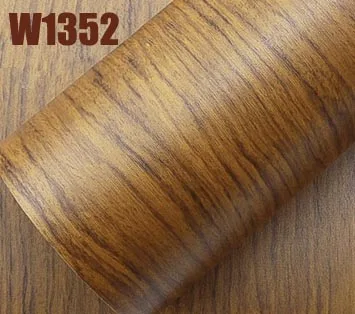 W1352 W1391 виниловый текстура под дерево стикер наклейка рулона салона пленка для творчества обернуть Самоклеящиеся ПВХ Карбон украшения 10/20 Вт, 30 Вт/40/50/60 см - Название цвета: W1352