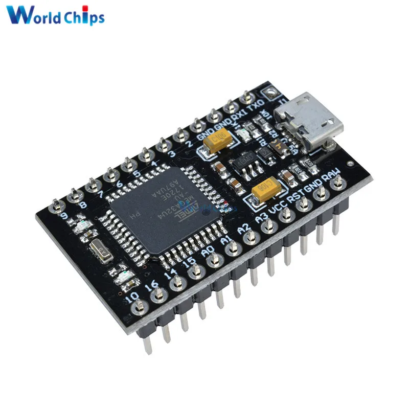 Плата контроллера Pro Micro ATmega32U4 Mega32U4 3 В 8 МГц модуль Usb для Arduino Nano с экраном