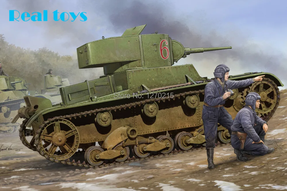 Босс хобби 82495 1/35 советского T-26 светильник пехотный танк Mod 1933 Пластик модель