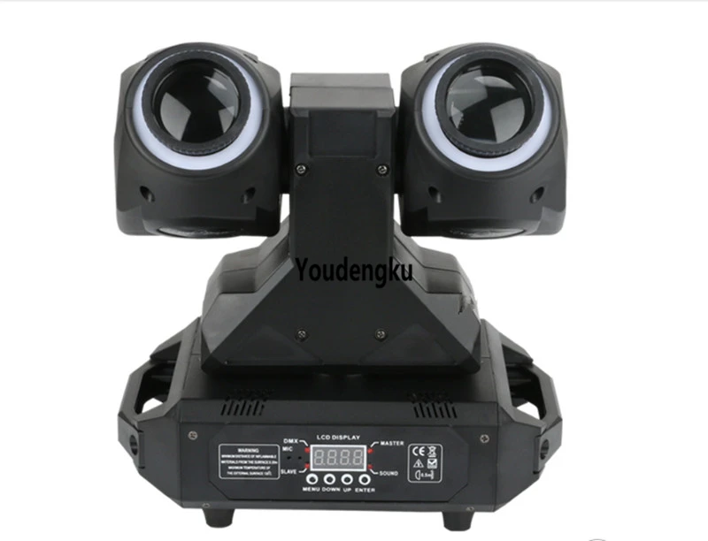 

2 pieces 2 side 2x30w rgbw+2x12 led lamps led small moving head rgbw beam light/double face led moving head