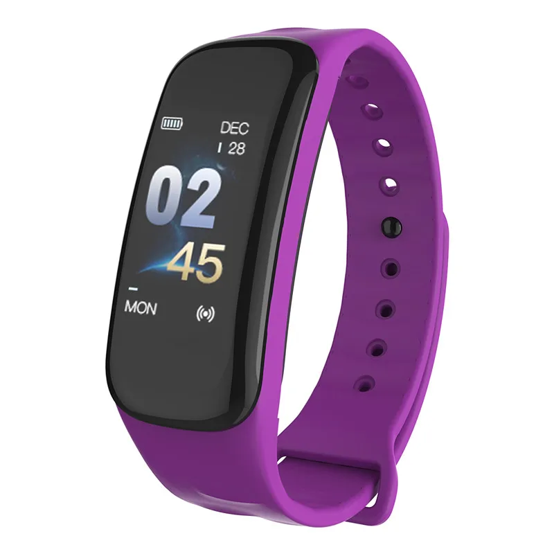 2019 C2 плюс браслет Smart band Цвет Экран Водонепроницаемый сердечного ритма
