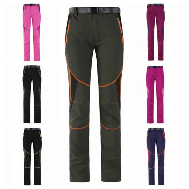 Для женщин женские Спорт на открытом воздухе тонкие дышащие брюки защищающие от