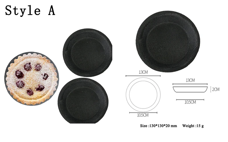 Meibum из стекловолокна, силиконовая круглая форма для хлеба, различные гамбургерные формы для печенья, черная пористая форма, форма для пирога, пирожная сковорода, антипригарные Инструменты для выпечки