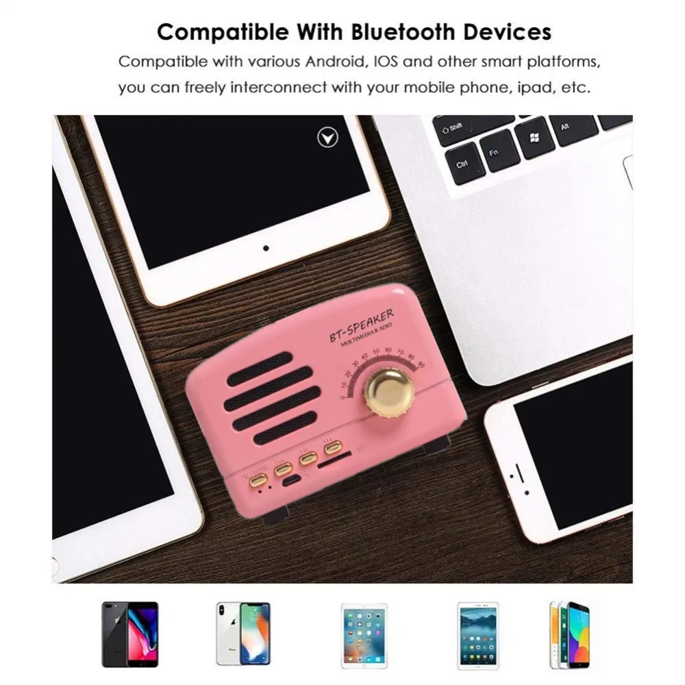 T6 Bluetooth Динамик Портативный bluetooth колонка 4 1 Беспроводной аудиоресивер мини для