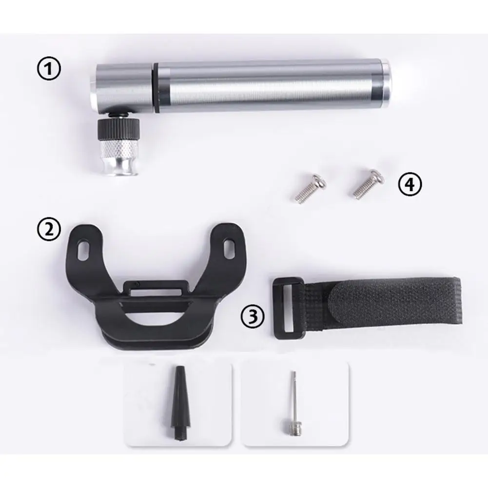 Mounchain Universal Mini Bicycle Pump Push Type Portable Inflator of Basketball Football MTB Accessories | Спорт и развлечения