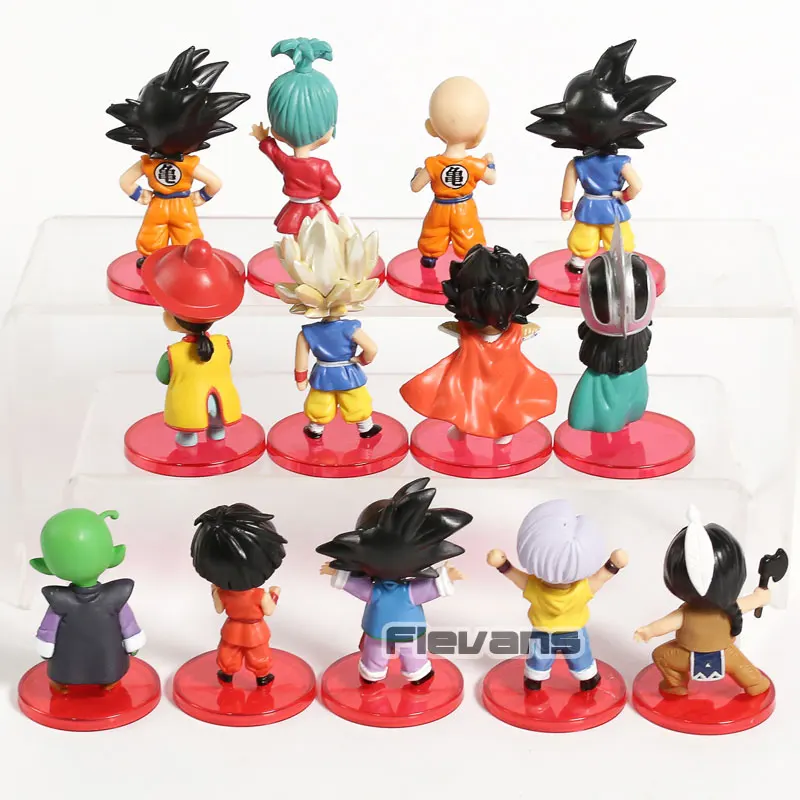 Dragon Ball детские плавки Чи Вегета на Гоку Гохан Gotan Krillin Piccolo мини-фигурки из ПВХ DBZ Фигурки игрушки 13 шт./компл