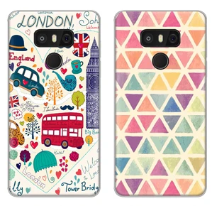 Мультфильм шаблон чехол для LG G6 Красочные Мягкие силиконовые ТПУ Новое