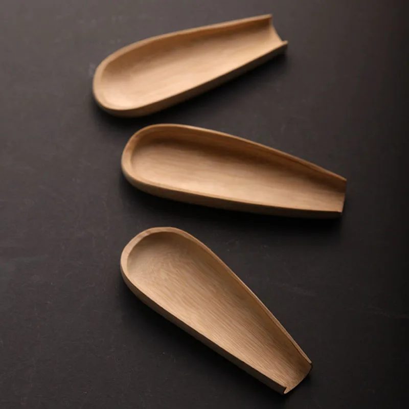 

Japanese Style Natural Old Bamboo Coffee Tea Accessories Chahe Cha Ze Tea Coffee Scoop Shovel Teaspoon Vintage Teaware Tea Set