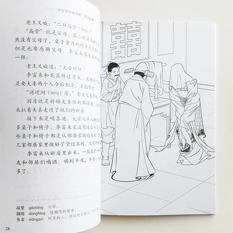 Градуированные читатели для учеников китайского языка (народные сказки): красота