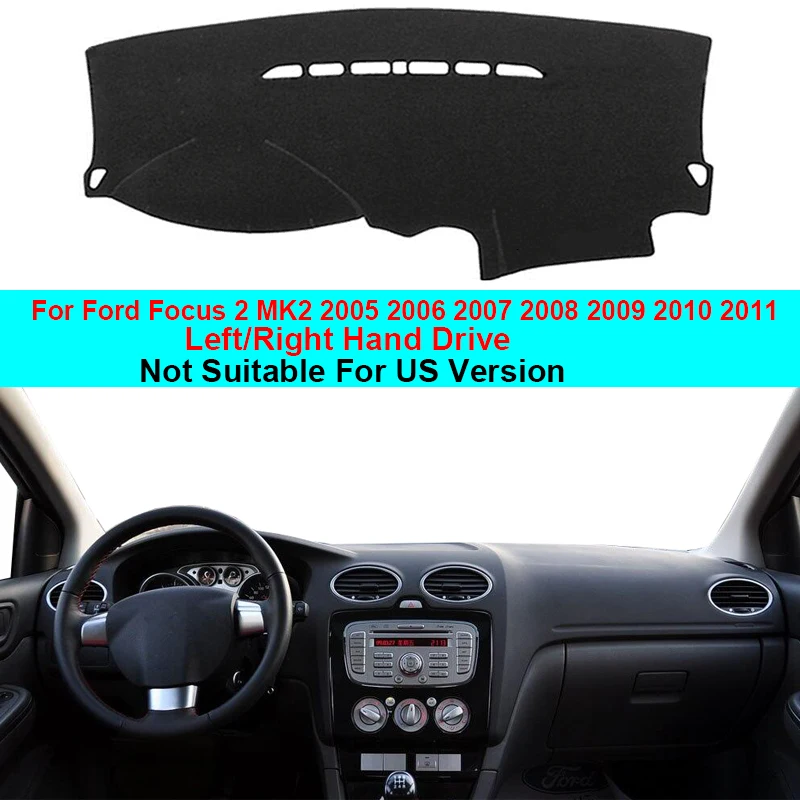 Автомобильный Внутренний чехол для приборной панели коврик накидка подушка Ford