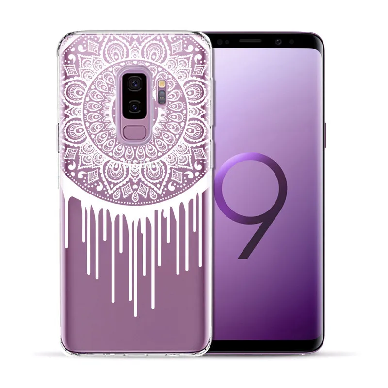 Белый сексуальный кружевной Цветочный Мягкий чехол из ТПУ для Samsung Galaxy S5 Mini S6 S7 Edge