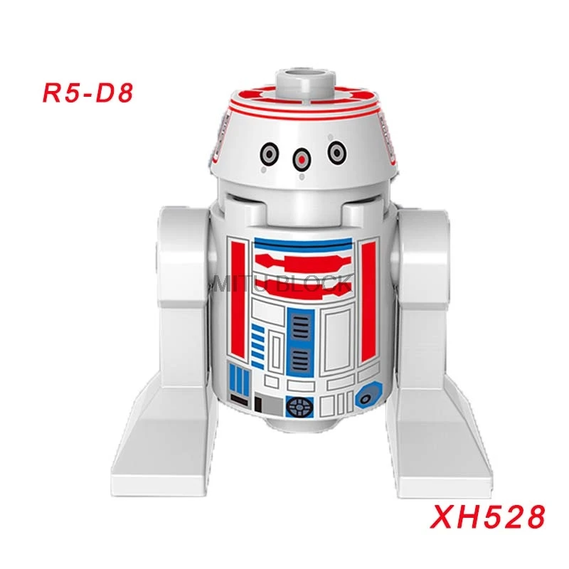 xh528 Одиночная распродажа, Звездные войны, космические войны, робот C3Po R2D2, C-3Po, R2-D2, Звезда смерти, дроид, Звездные войны, фигурки, строительные блоки - Цвет: xh528