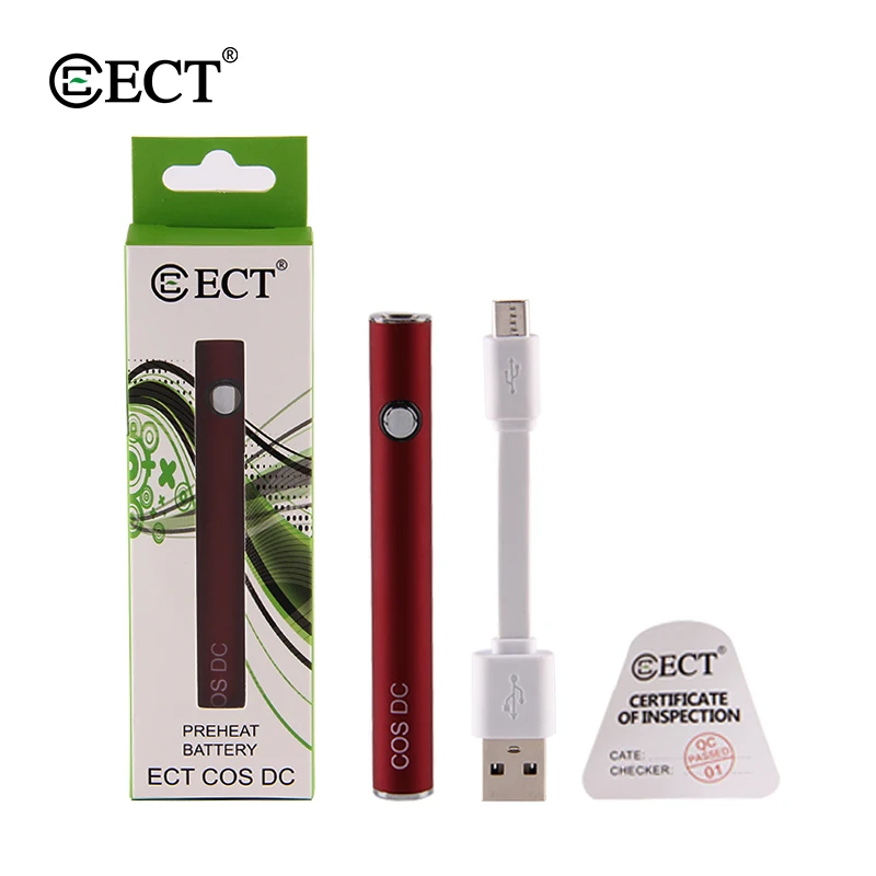 Vape Mod для ECT COS DC B5 Vape Pen Kit 450 мАч Cos Preheat VV батарея 510 резьба переменное напряжение электронные сигареты Mod
