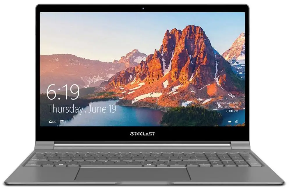 Silver grey Ноутбук Teclast F15 15,6 ''Windows 10 Intel N4100 четырехъядерный 1,1 ГГц 8 Гб ОЗУ 256 ГБ SSD 5500 МП фронтальная камера HDMI мАч - Цвет: Silver grey