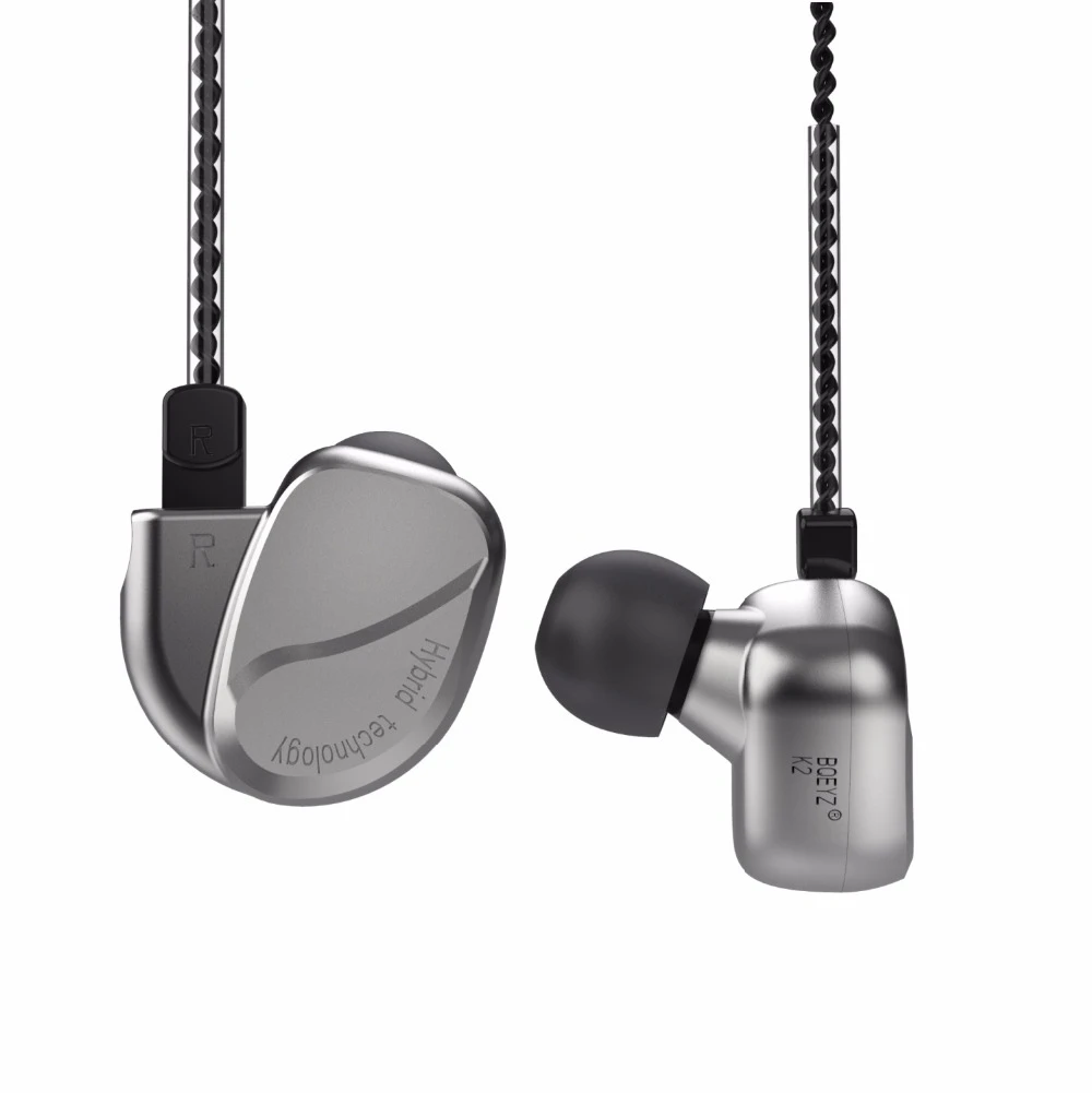 AK BQEYZ K2 2DD+ 2BA гибридные наушники-вкладыши Hi-Fi, наушники-вкладыши для занятий спортом, наушники-вкладыши, наушники-вкладыши, DJ монитор с 2Pin кабелем