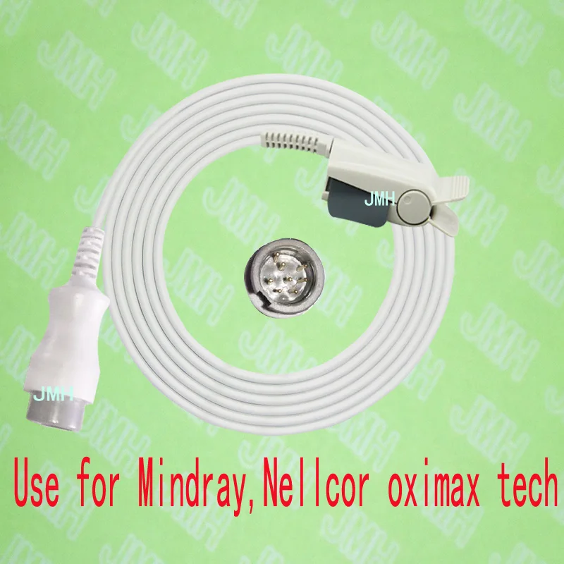 Совместим с монитором оксиметра Mindray датчиком spo2 для взрослых новым mindray 8PIN Nellcor