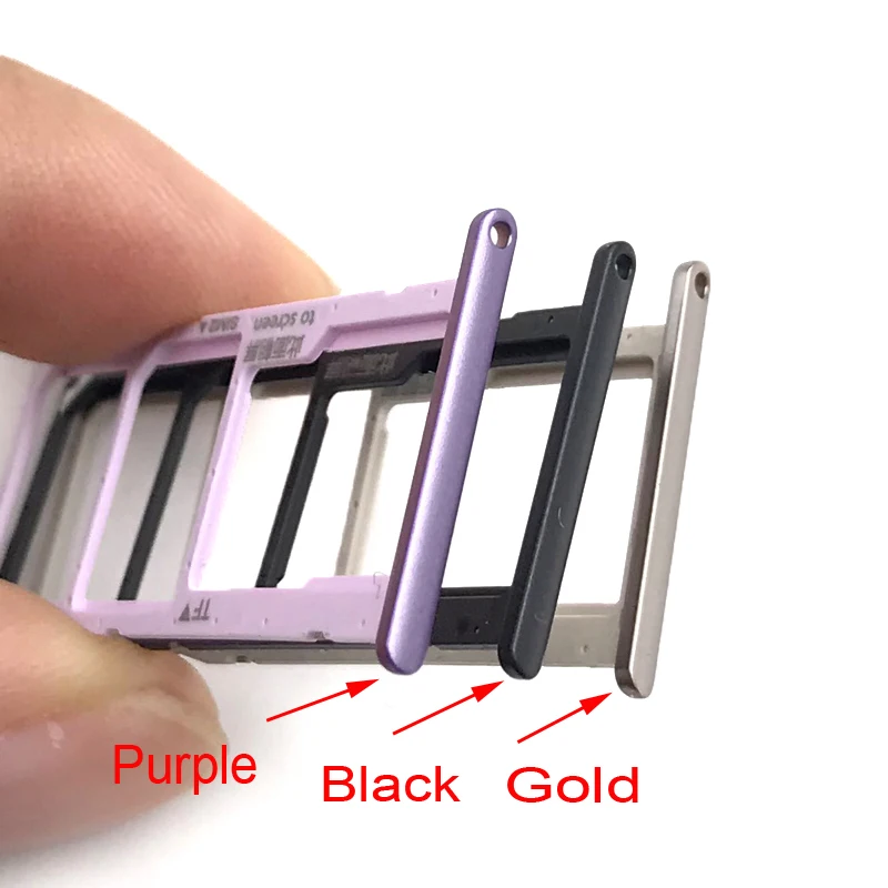 10 pcs/lot New Compatible For Huawe Honor 8C SIM Card Tray Holder Slot Adapter Socket Reader Replacement Parts