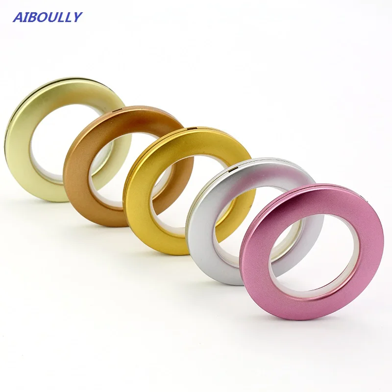 AIBOULLY 50 шт./лот аксессуары для украшения штор Панч римская круглая пряжка все-матч 5 цветов пластиковые кольца люверсы для штор