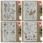 4 шт. А4 26 см летняя дорожная Бабочка DIY ремесла, трафареты для многослойной живописи, штампованная для скрапбукинга тиснильный альбом, Бумажный шаблон