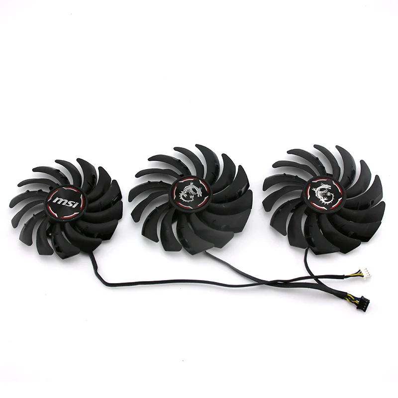 Вентилятор для видеокарты MSI RTX2080 RTX2080Ti GAMING X TRIO PLD09210B12HH PLD10010B12HH DC12 в 0 40a 4